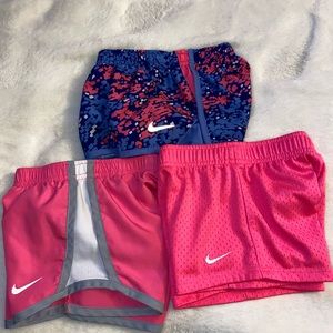 3 pairs of Nike Toddler Shorts
